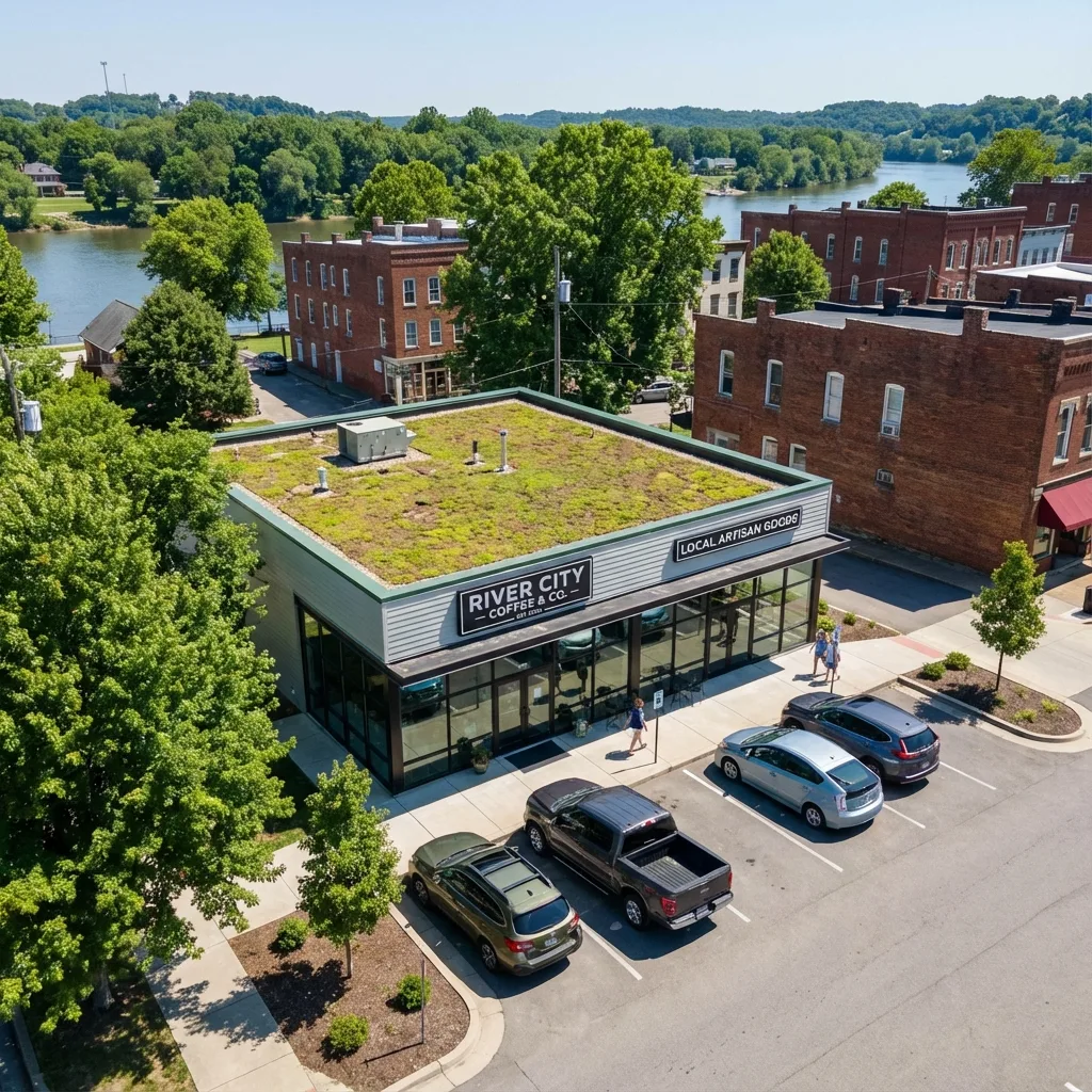 Commercial drone photography and business brand films